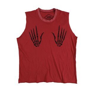 Altru Womens Skeleton Hands Graphic T-Shirt, NWT
